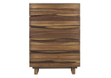 8C7984A Ocean Five Drawer Solid Wood Chest In Natural Sengon (2024)