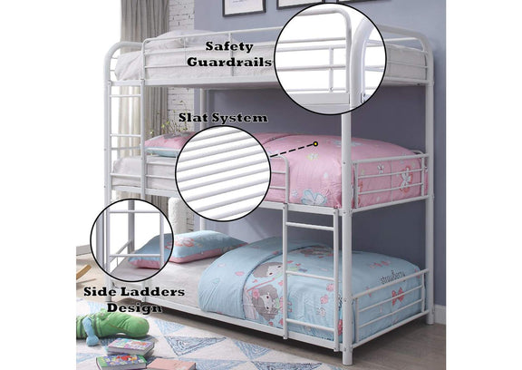 38115 Cairo Triple Full Bunk Bed