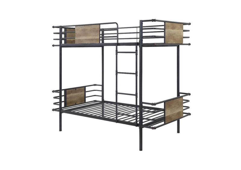 38130 Deliz Twin-Twin Bunk Bed