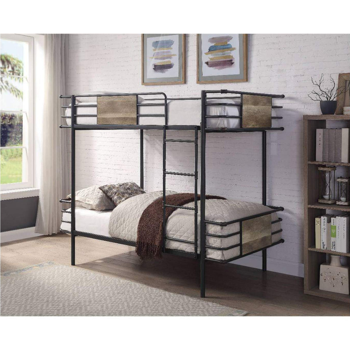 38130 Deliz Twin-Twin Bunk Bed