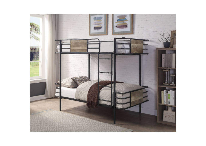 38130 Deliz Twin-Twin Bunk Bed