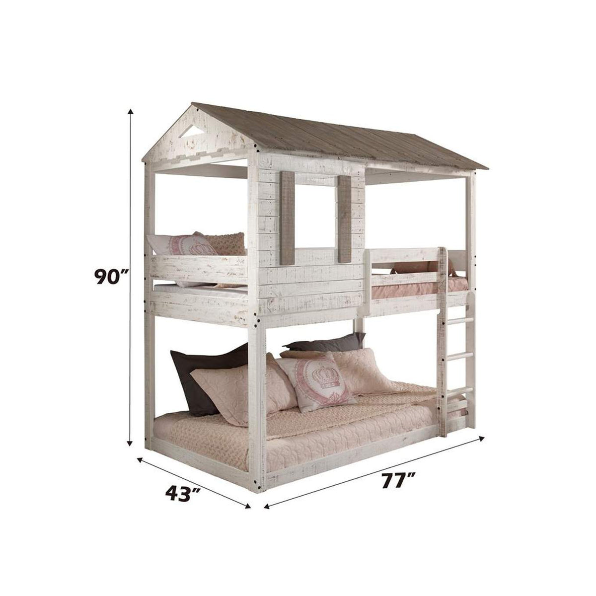 38135 Darlene Twin-Twin Bunk Bed