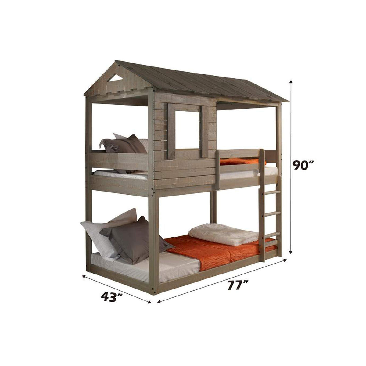 38140 Darlene Twin-Twin Bunk Bed