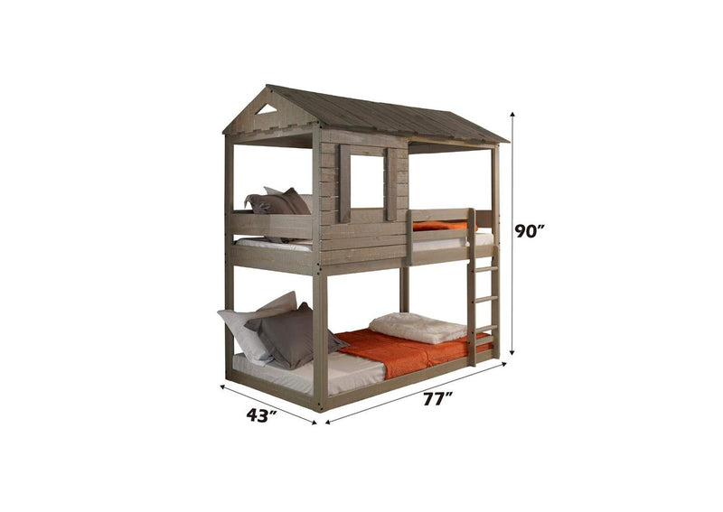 38140 Darlene Twin-Twin Bunk Bed