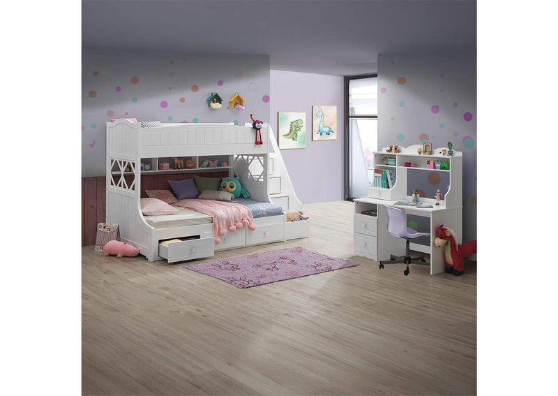 38150 Meyer Twin-Full Bunk Bed with Storage