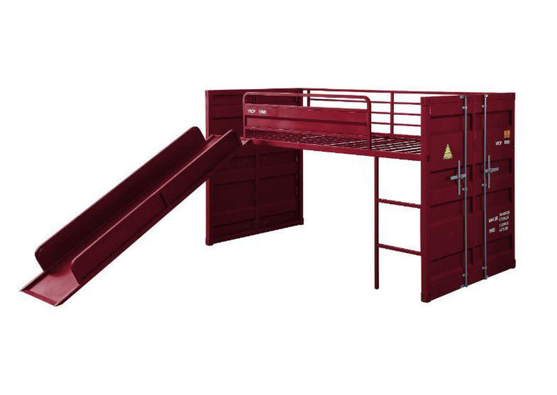 38300 Cargo Twin Loft Bed with Slide
