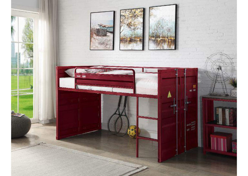 38300 Cargo Twin Loft Bed with Slide