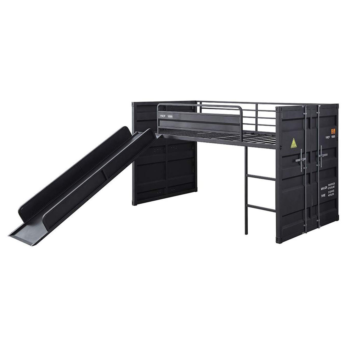 38305 Cargo Twin Loft Bed with Slide