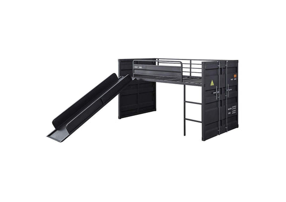 38305 Cargo Twin Loft Bed with Slide