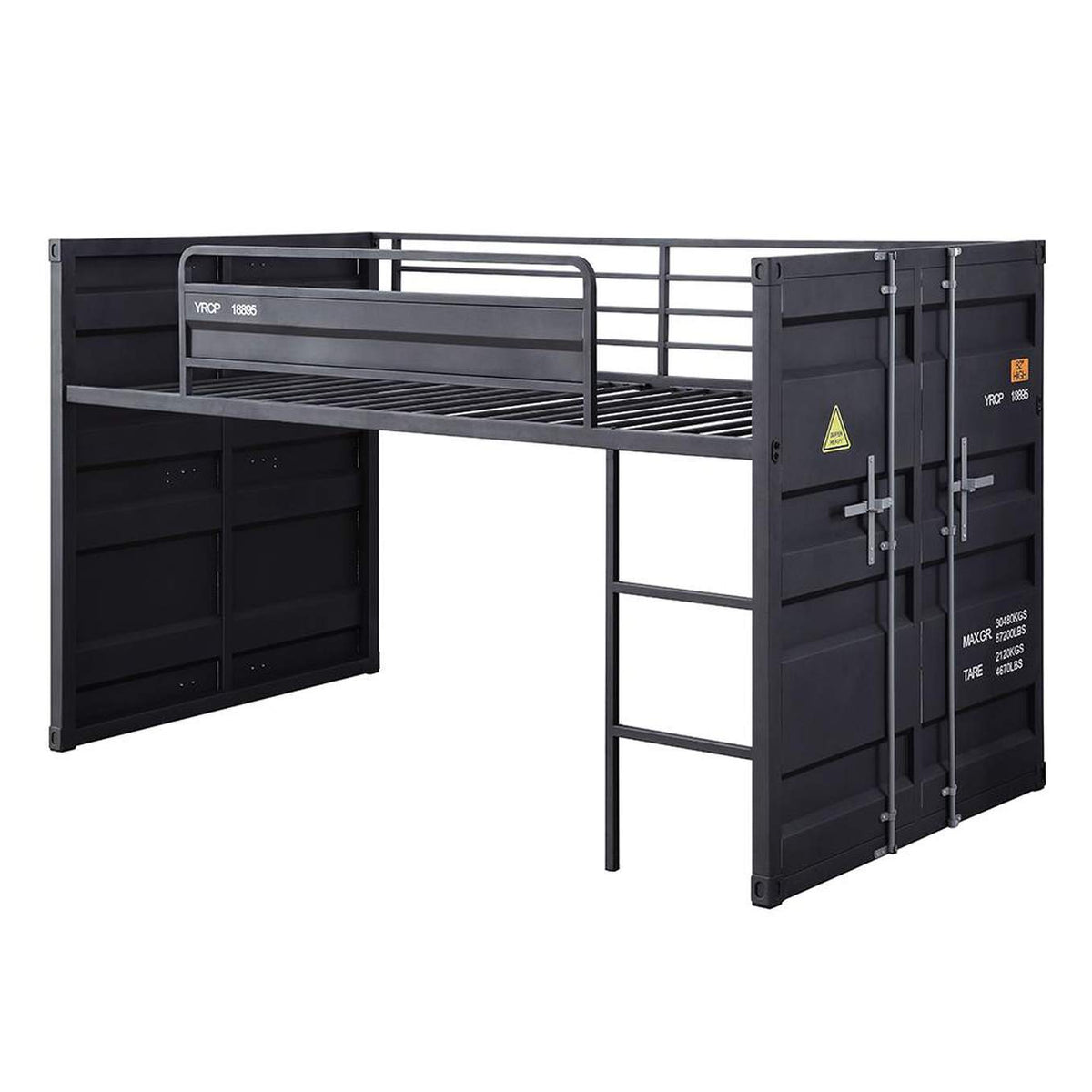 38305 Cargo Twin Loft Bed with Slide