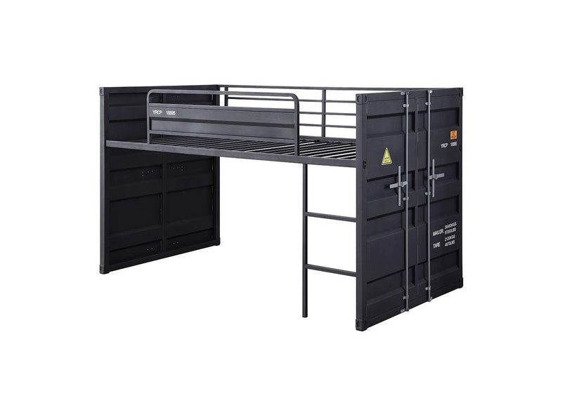38305 Cargo Twin Loft Bed with Slide