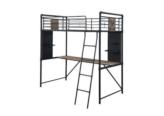 38310 Cordelia Twin Loft Bed with Desk