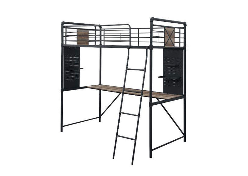 38310 Cordelia Twin Loft Bed with Desk