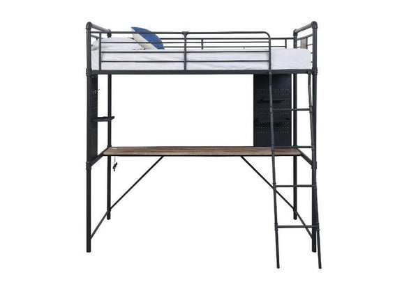 38310 Cordelia Twin Loft Bed with Desk
