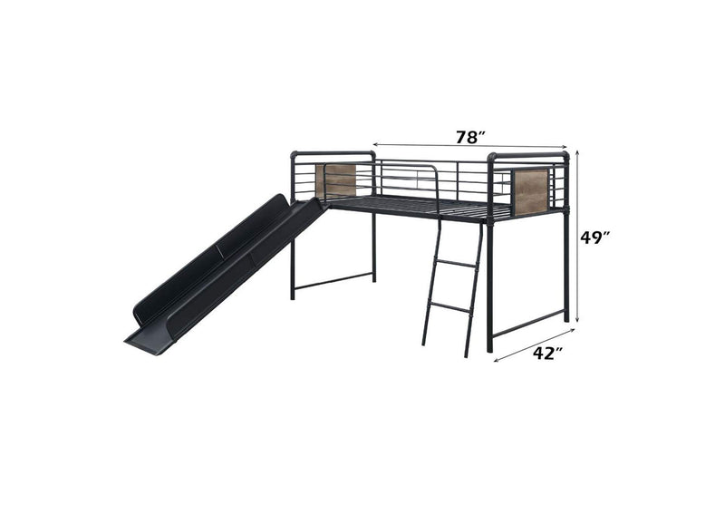 38315 Cordelia Twin Loft Bed with Slide