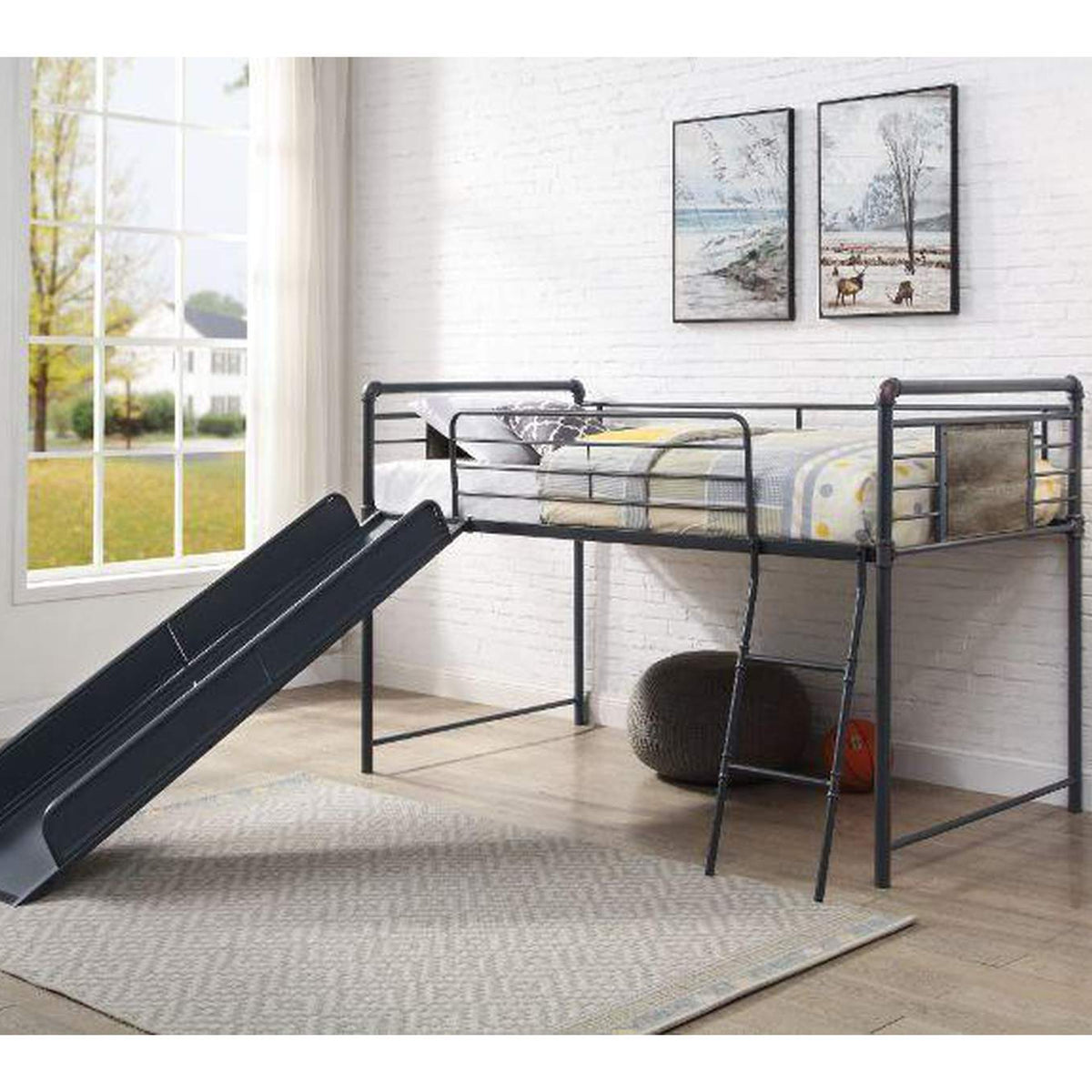 38315 Cordelia Twin Loft Bed with Slide