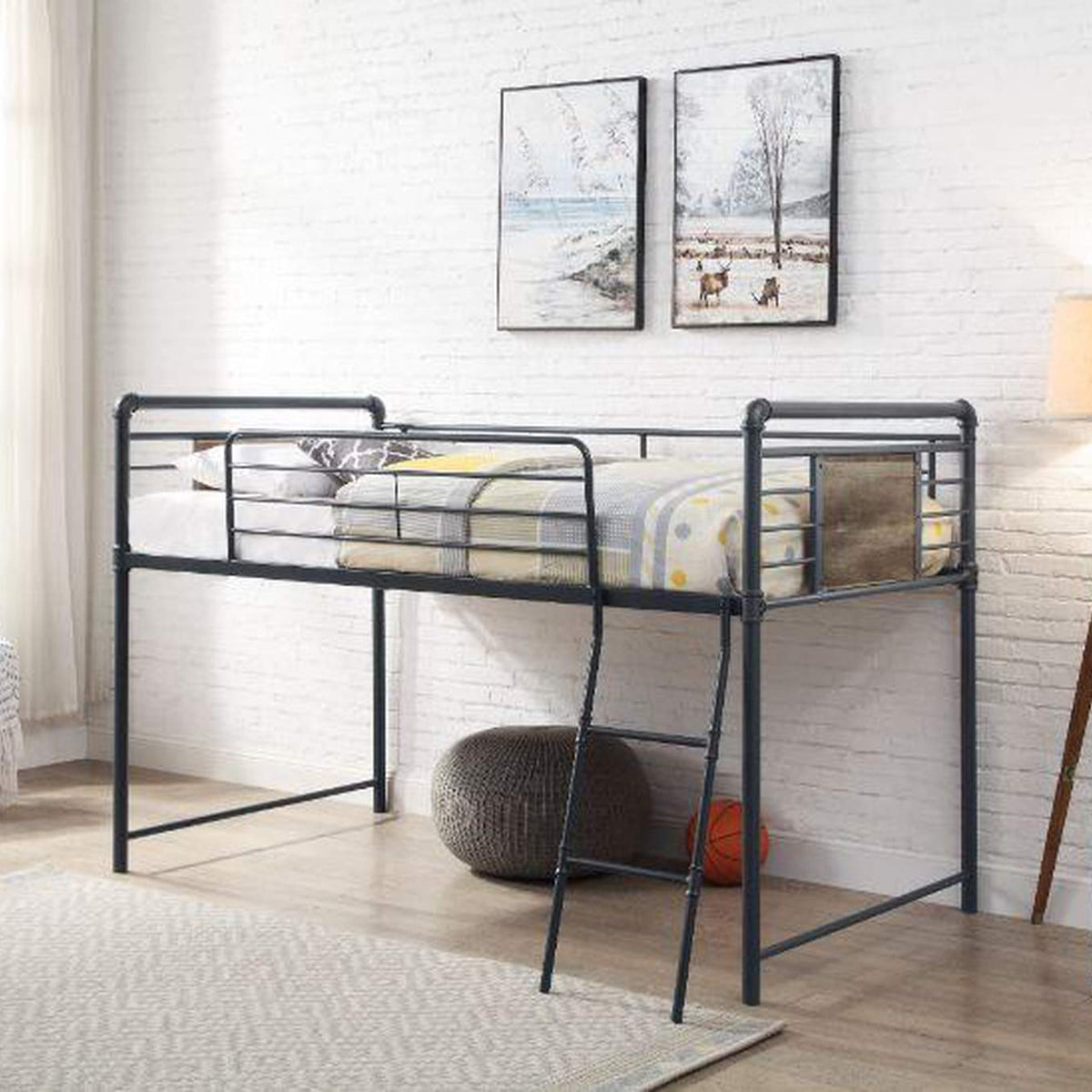 38315 Cordelia Twin Loft Bed with Slide