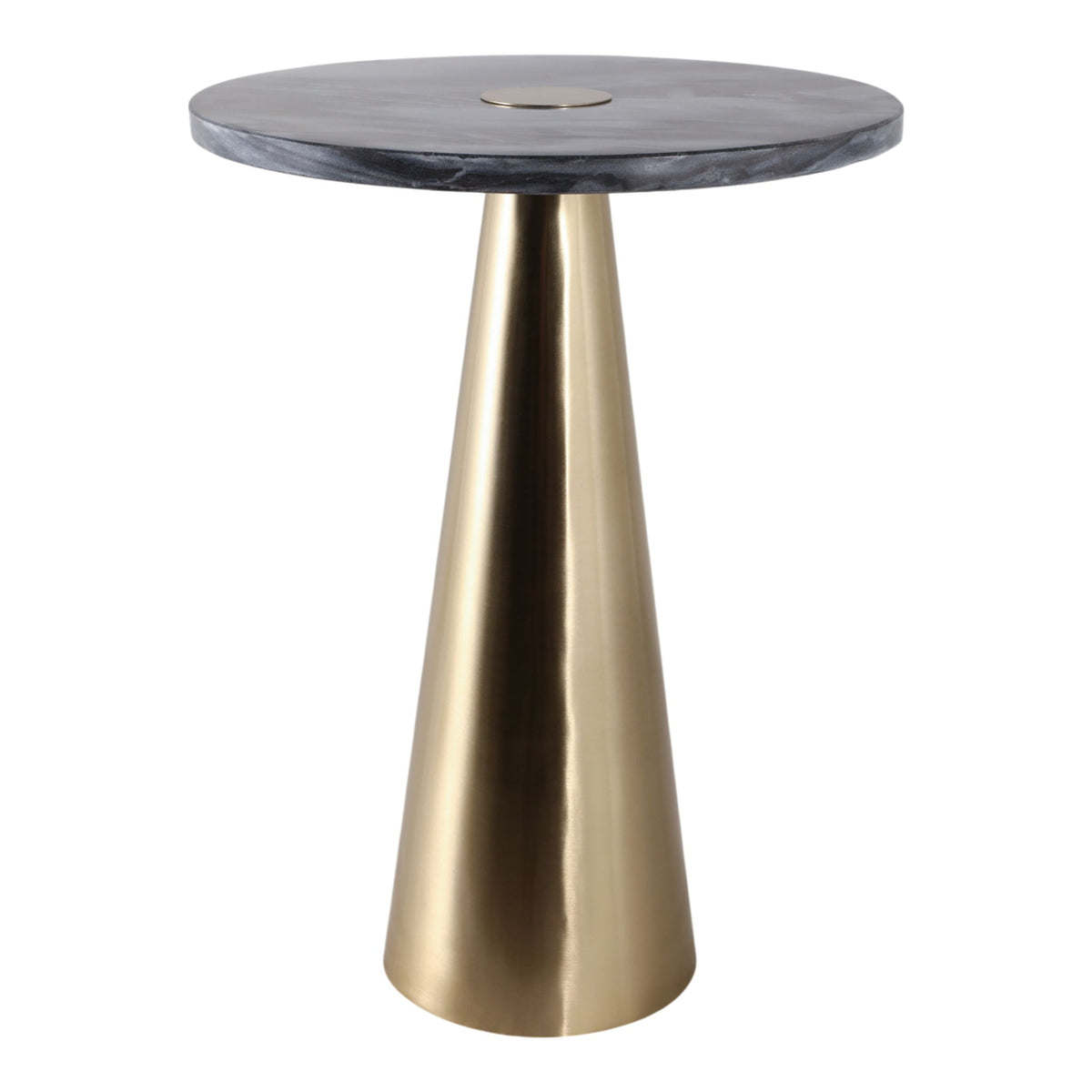 22" Benson Marble Top Accent Table - Gray