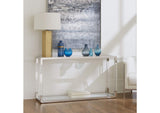 8YW423 Jasper Console Table In Acrylic - White Glass - Pss