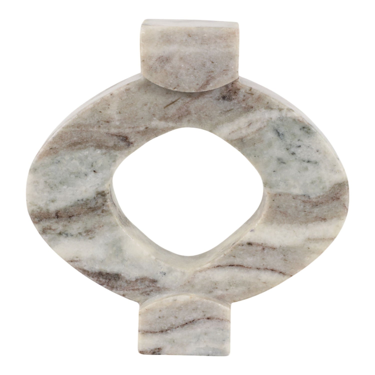 7" Lenexa Small Marble Statuary - Tan