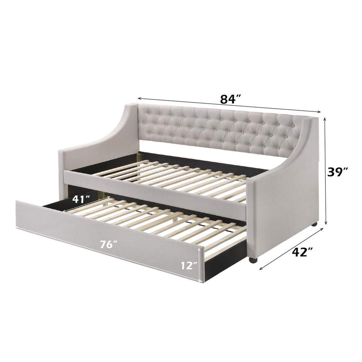 39395 Lianna Daybed with Trundle - Twin