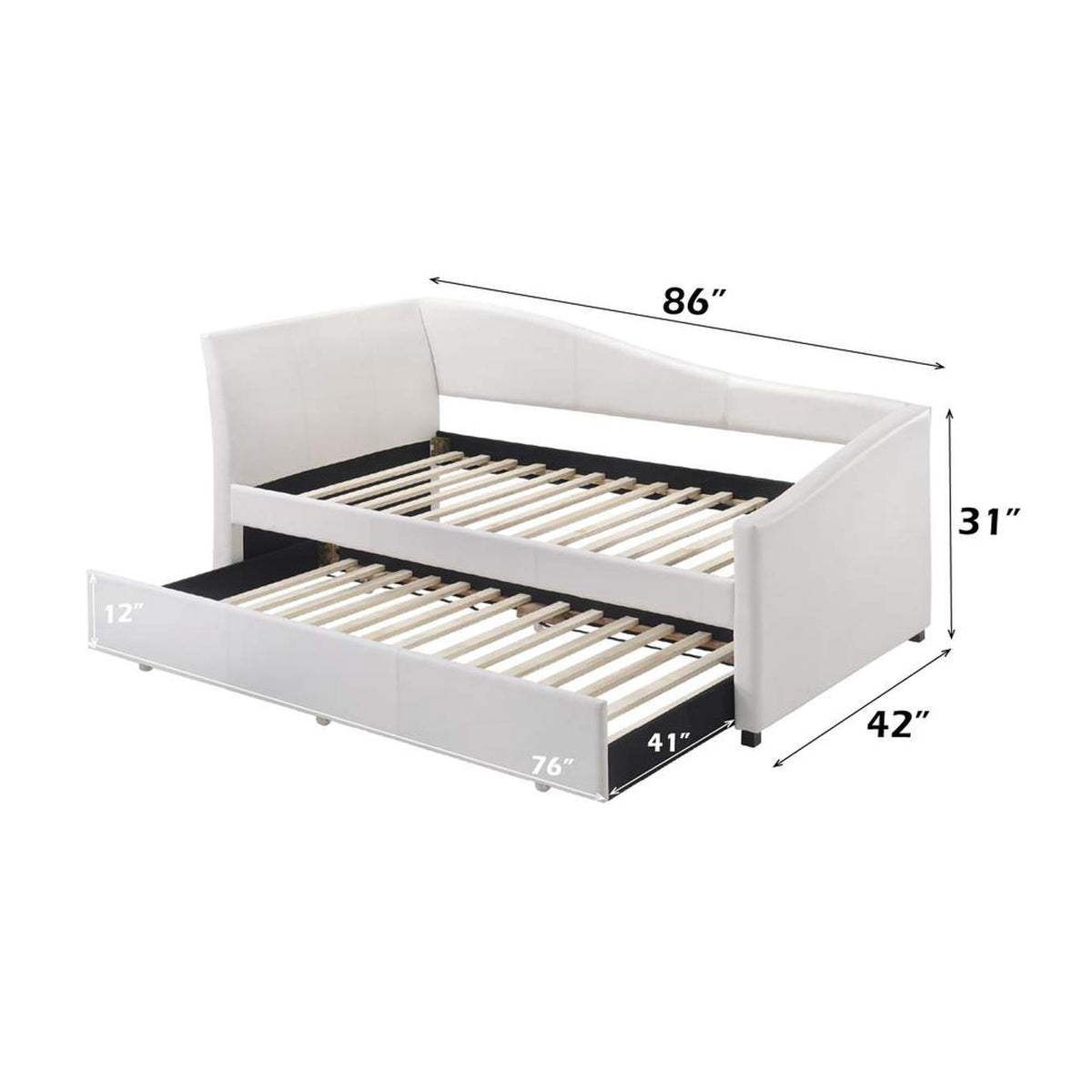 39400 Jedda Daybed with Trundle - Twin