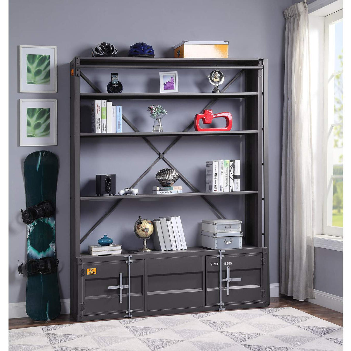 39887 Cargo Bookcase with Ladder
