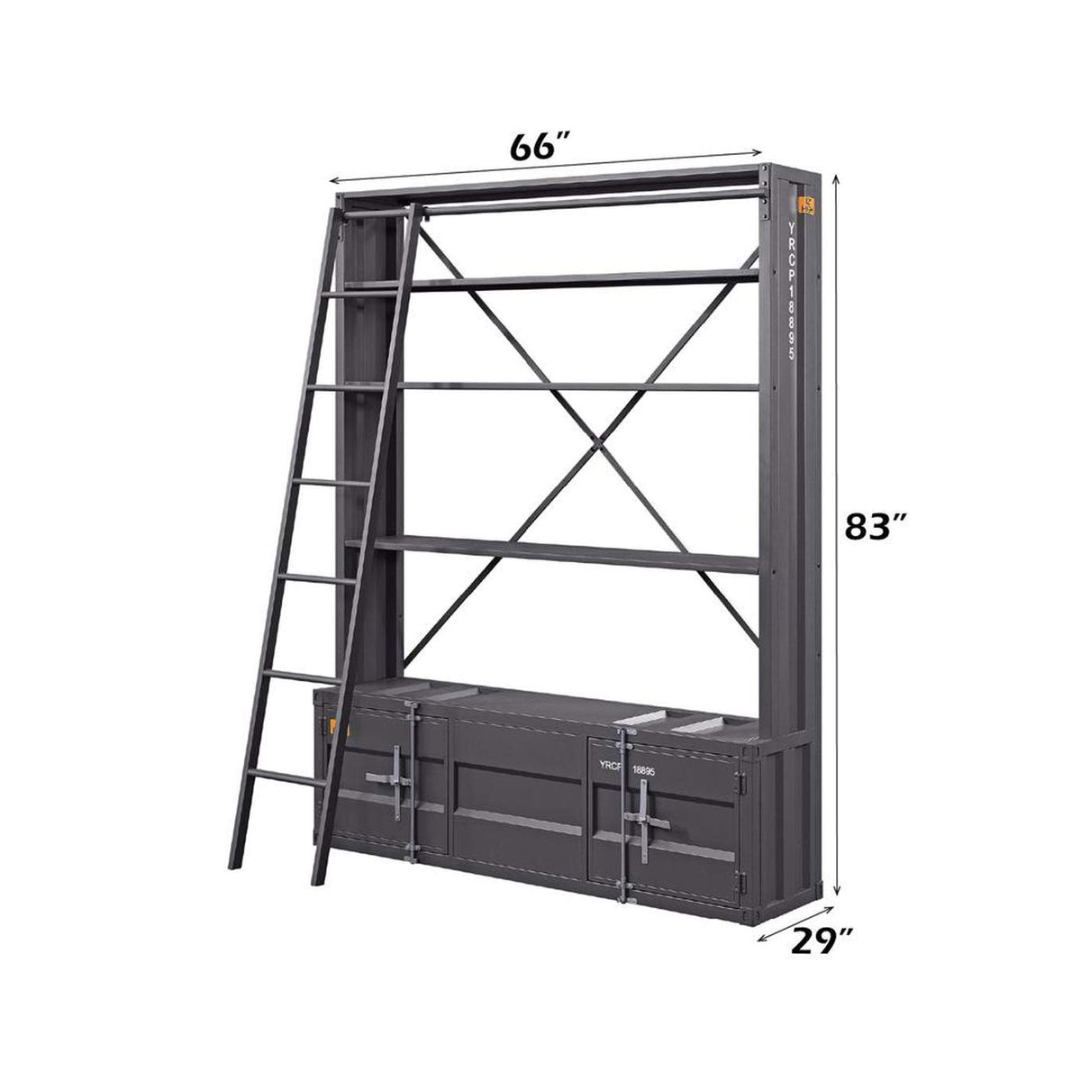 39887 Cargo Bookcase with Ladder