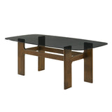Ileena - 7-Piece Wood Dining Set - Walnut
