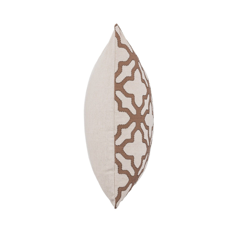 Lineage - Mullan 22" x 22"Pillow - Frothed Brown
