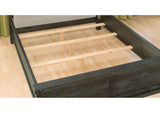 7YC9L4 Yosemite Solid Wood Panel Bed In Cafe