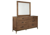 8N1682A Adler Six Drawer Dresser In Natural Walnut (2024)