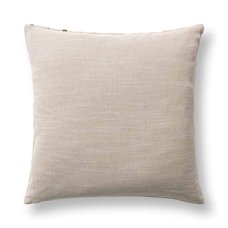 TD Katia 20" x 20" Pillow - Natural / Olive Green