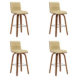 Vienna - 26" Swivel Counter Stool - Walnut Wood