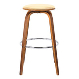 Harbor - Backless Swivel Mid-Century Modern Bar Stool
