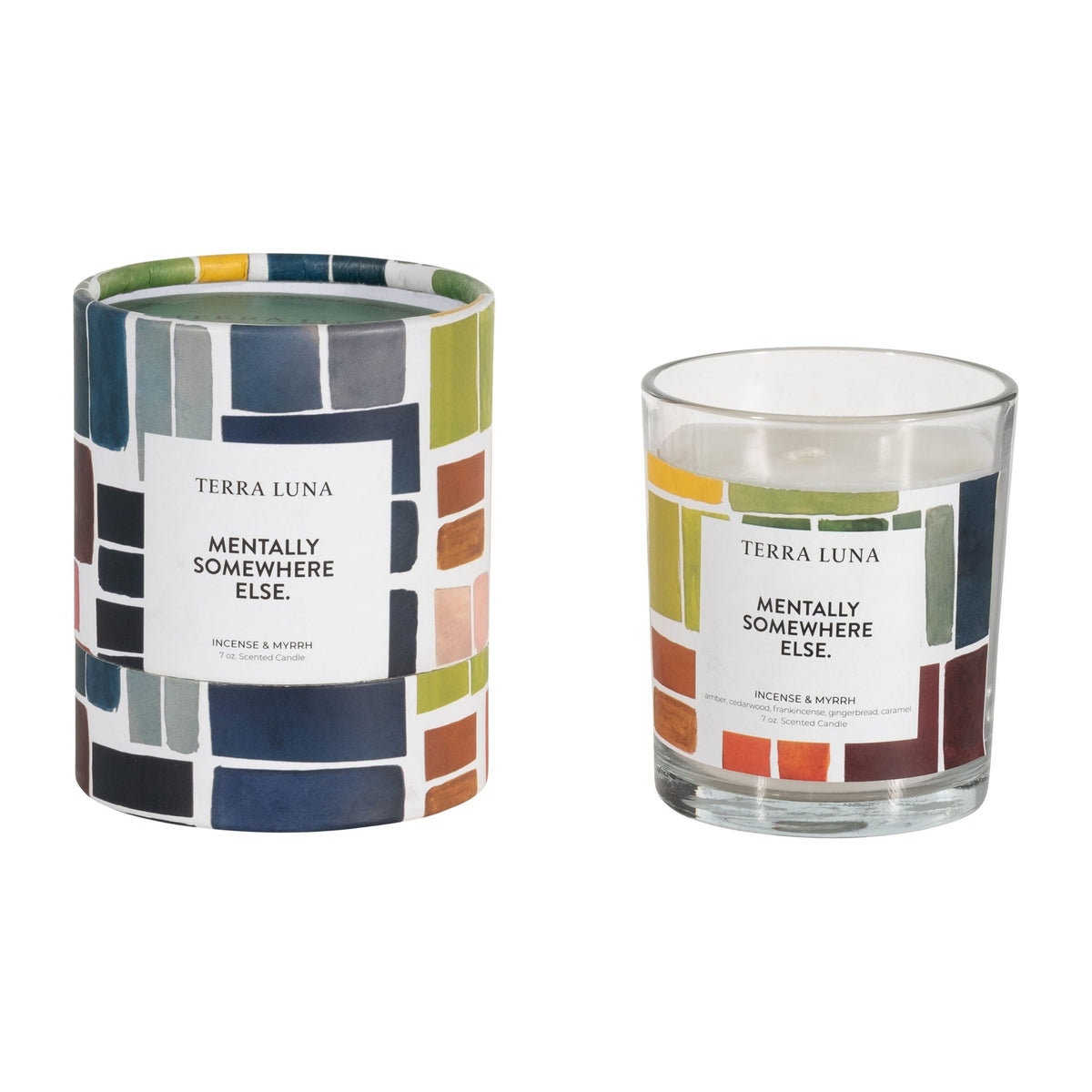 4" 7 Oz Somewhere Else Boxed Candle - Multi