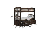 40000 Micah Twin-Twin Bunk Bed with Trundle and Storage