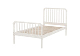 400415T Jones Wood Twin Open Frame Bed White