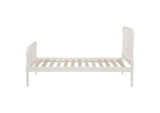400415T Jones Wood Twin Open Frame Bed White