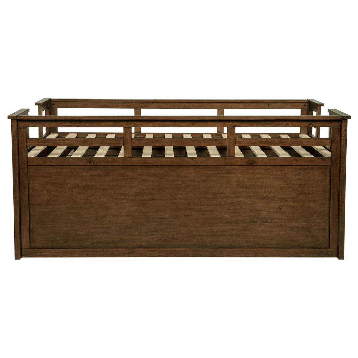 400716T Carlsbad Wood Twin Captains Bed With Trundle Medium Brown