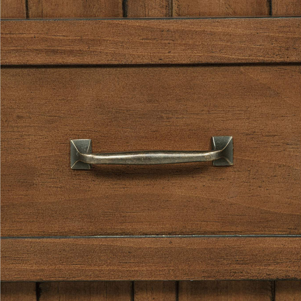 400716T Carlsbad Wood Twin Captains Bed With Trundle Medium Brown