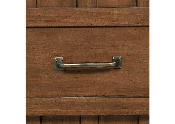 400716T Carlsbad Wood Twin Captains Bed With Trundle Medium Brown