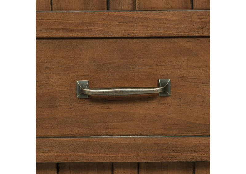 400716T Carlsbad Wood Twin Captains Bed With Trundle Medium Brown