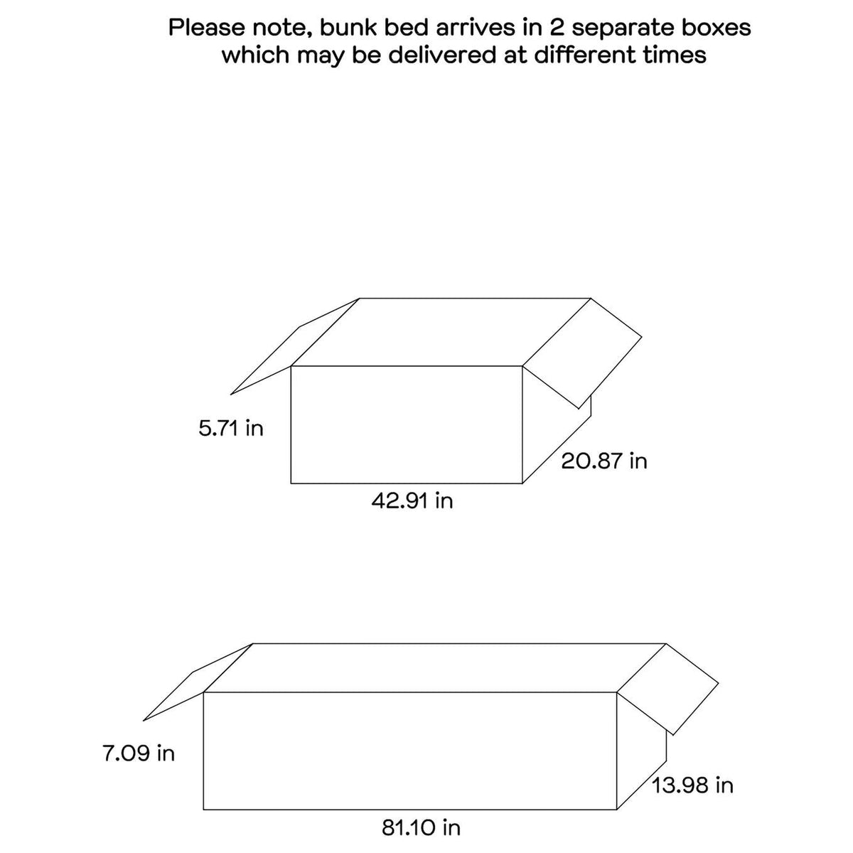 400818-SM Ryder Wood Twin Over Twin Bunk Bed with Mattress Weathered Taupe