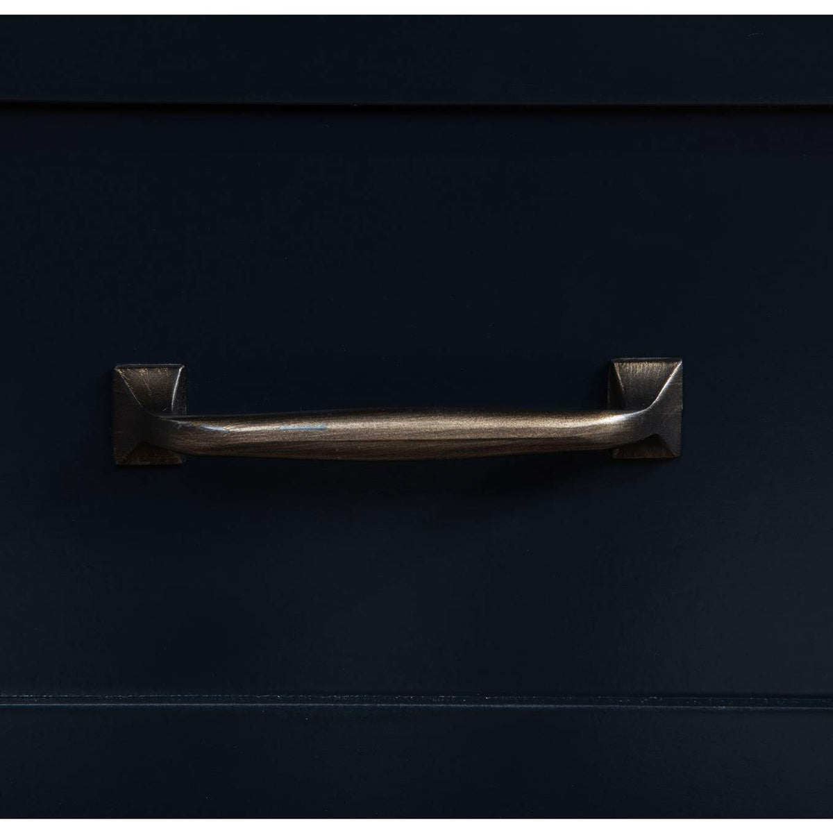 401980T Carlsbad Wood Twin Captains Bed With Trundle Navy Blue