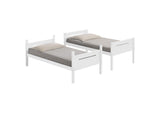 405051WHT Littleton Wood Twin Over Twin Bunk Bed White