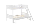Littleton Wood Twin Over Full Bunk Bed White