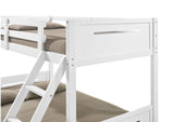 405052WHT Littleton Wood Twin Over Full Bunk Bed White