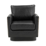 Lathe - Leather/Hide Accent Chair