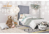 TOV-B126 Arabelle Grey Bed Twin